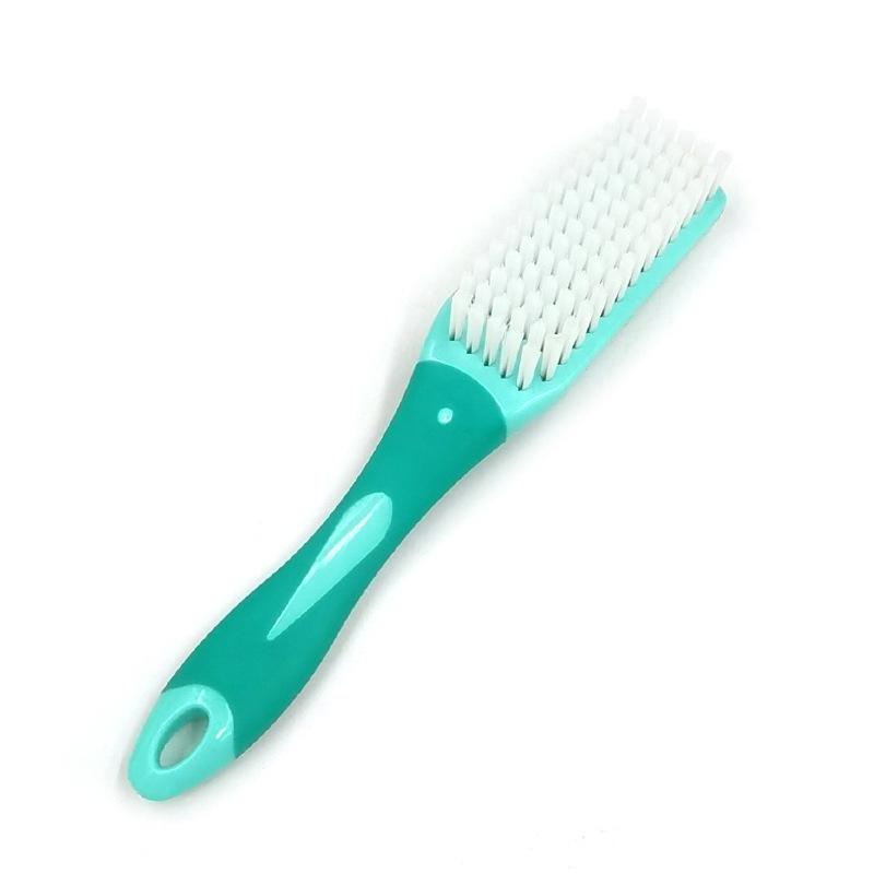 Rubber-coated Handle Soft-bristled Shoe Brush - Multi-functional Household Soft-bristled Shoe Cleaner, Shoe Brush, Household Laundry Brush
