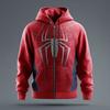 Men's Spider 3D Hoodie Sweatshirt Punk Cool Crew Neck Party Gift Streetwear Yellow Red Drawstring Zipper Fall Winter Designer
