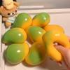 Pallina Anti-Stress Croccante al Mango Fatta a Mano, Pallina Fidget Mango Morbida che Cambia Colore, Giocattolo Sensoriale ASMR per Alleviare lo Stress