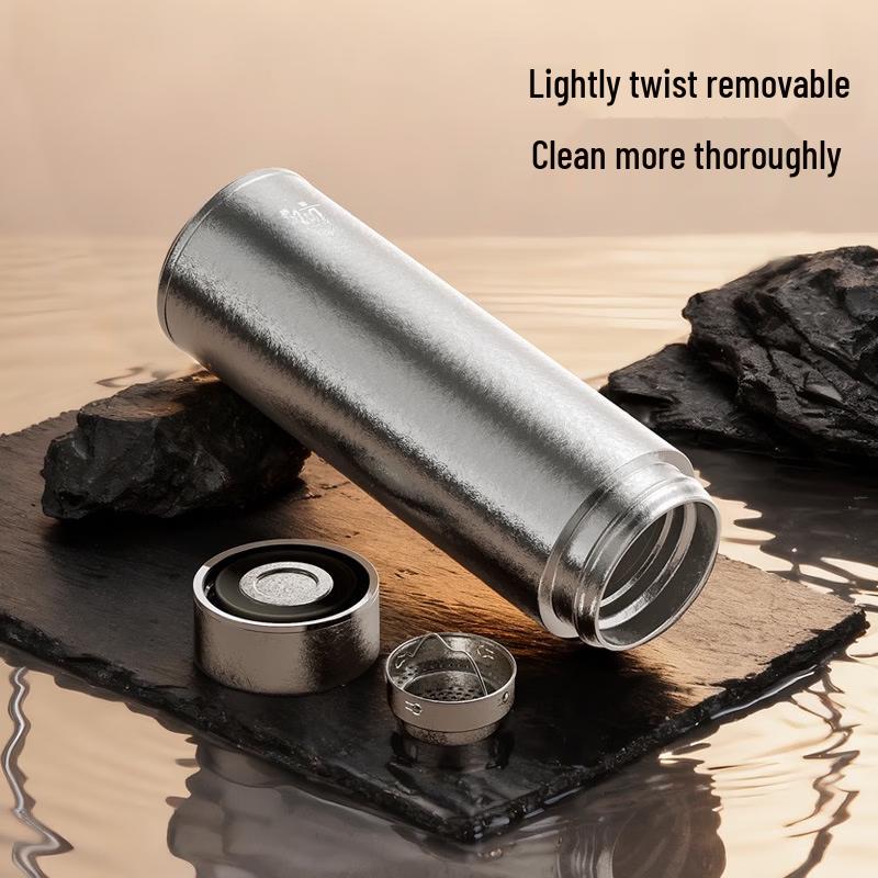 Pure Titanium Double-Layer Thermos Bottle