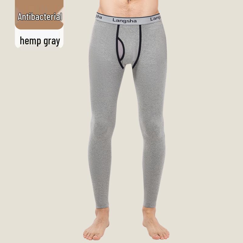 Pánské zeštíhlující podzimní/zimní kalhoty z bavlny a vlny Langsha