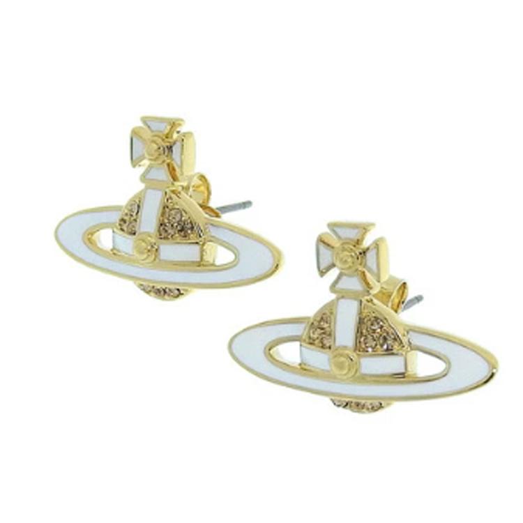 

Vivienne Westwood Celestial Design - Earrings Women earrings White 6201032402R281 Basic Packaging-Dust Bag+Box
