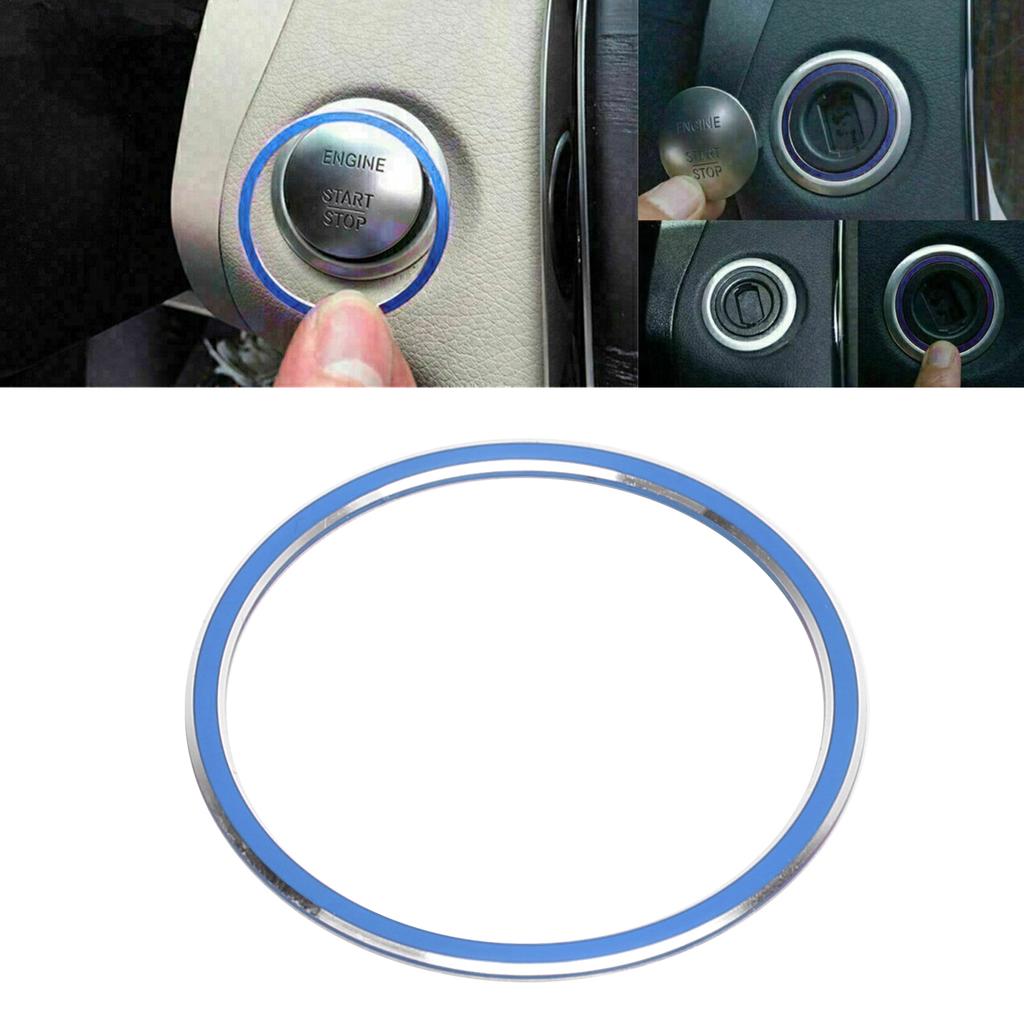 Ignition Inner   Trim Car Decoration Replacement for   A B C E Class CLA   GLC GLE(Red )