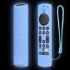 Silicone Remote Control Case for 2023 Fire TV Stick Max 2nd/Omni/4-Series Anti-Slip Glow In Dark with Lanyard
