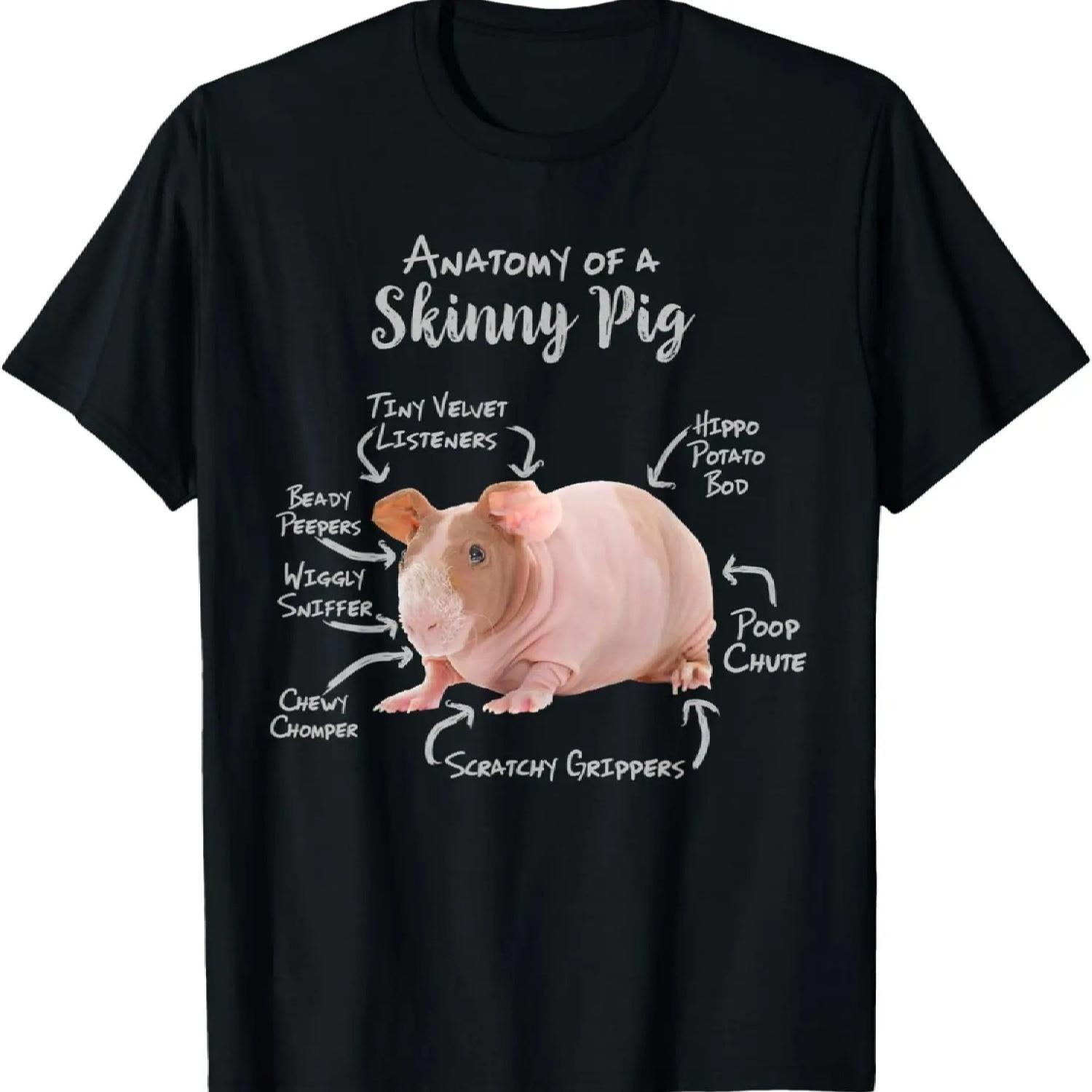 

Anatomy of a Skinny Guinea Pig T-Shirt XXXXXL чорний