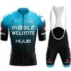Men Women Cycling Jersey Set Short Sleeve Breathable Quick Dry Bike Riding Outfit