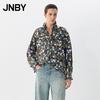 JNBY Women's 2025 Spring Liberty Floral Cotton Loose Long Sleeve Shirt
