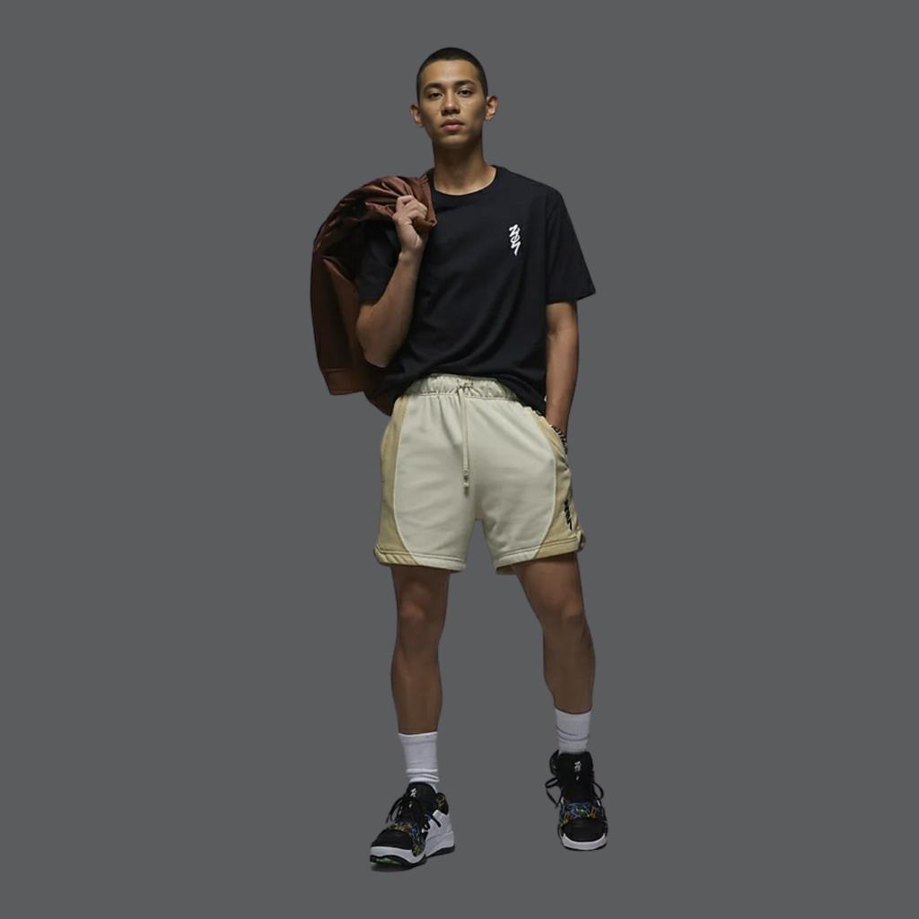 Jordan X Zion Collection Casual Sport T-Shirt Men Tops Black DV0844-010