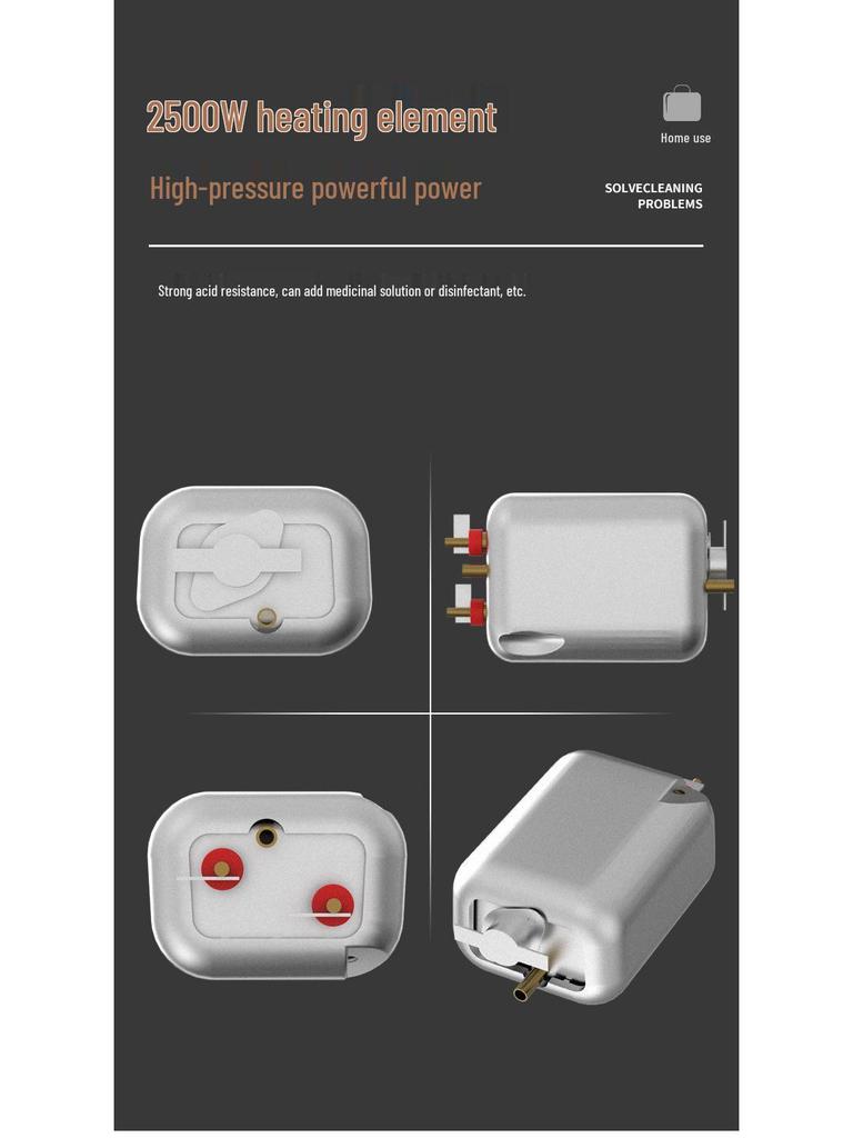 High-Temperature Handheld Steam Cleaner for Quick Household Cleaning