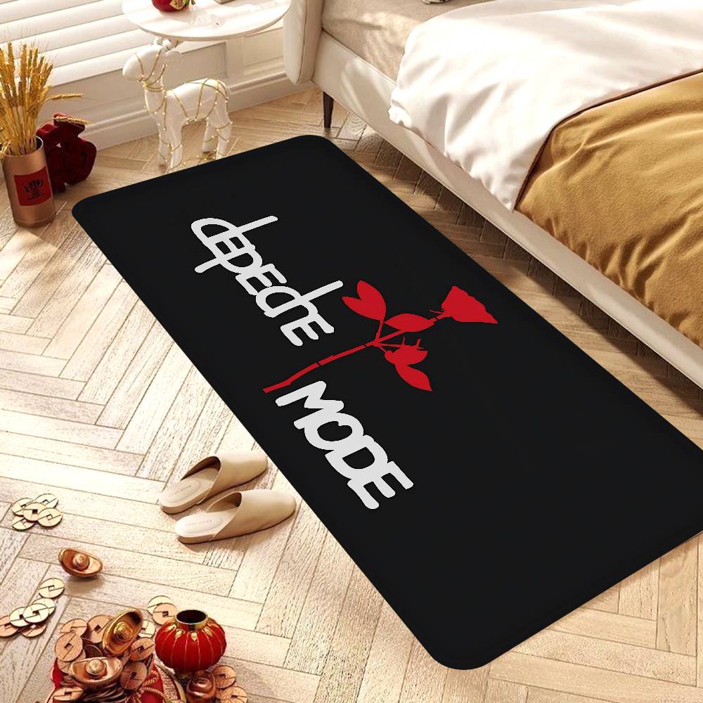 D-Depeche M-Mode Floor Mat Non-Slip Laundry Room Mat Laundry Decor Balcony Child Living Room Bedside Mats