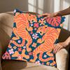 Fashion Leopard Art Tiger Pillow Case Throw Pillow Cover Nordic Style Cushion Covers Home Living Room Sofa Couch Seat Decor