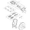 1 Satz Bremsbeläge vorne für Auto PAD KIT-FR DISC BRAKE für Chinesische Für SAIC MG3 MG5 ROEWE 350 Teil 10163252, Yokiky678