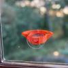 1/2Pcs Window Bird Feeder Suction Cup Mount 3D Printed Design Wildlife Window Feeder Fruit Jelly Birdseed Bird Watching Feeder