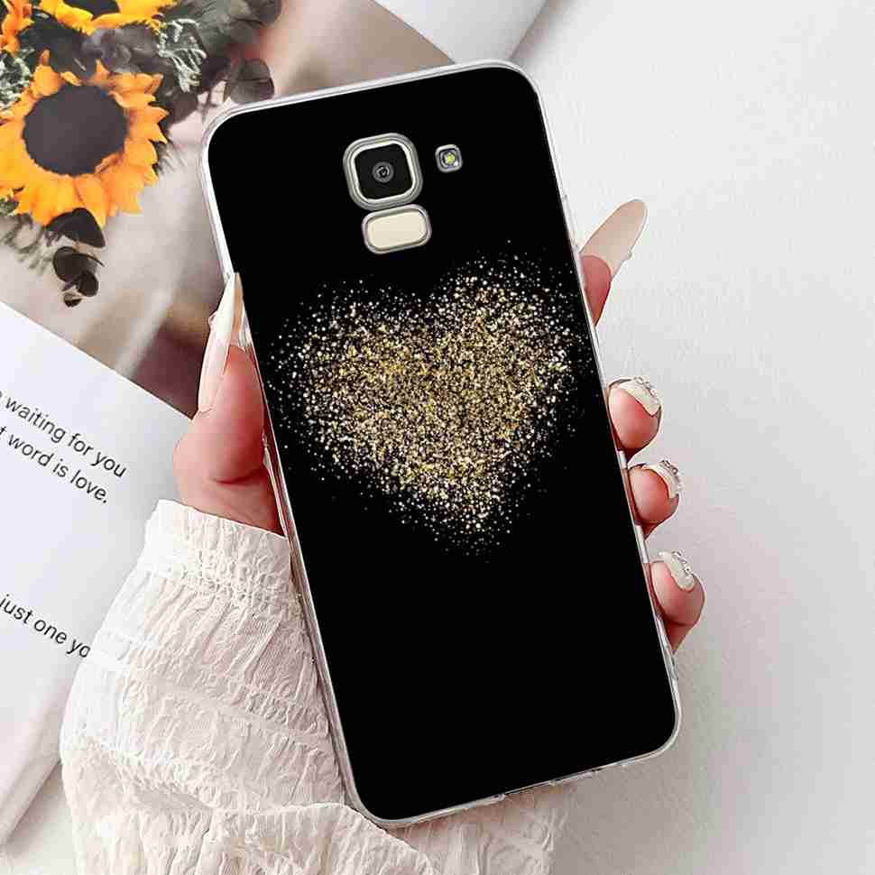 For Samsung Galaxy J6 2018 SM-J600F Case Popular Love Cool Tiger Soft Silicone TPU Cover For Samsung j6 J6 2018 Phone Shell Bag