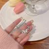 Colorful Zircon Butterfly Drawstring Bracelet Women's Cute Bow Knot Silver Adjustable Bracelet Fashion Birthday Jewelry Gift