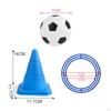 Sport Kegel Agility Feld Marker Kinder 4-6 Jahre alt Toss Spielzeug Set Wurfreifen für