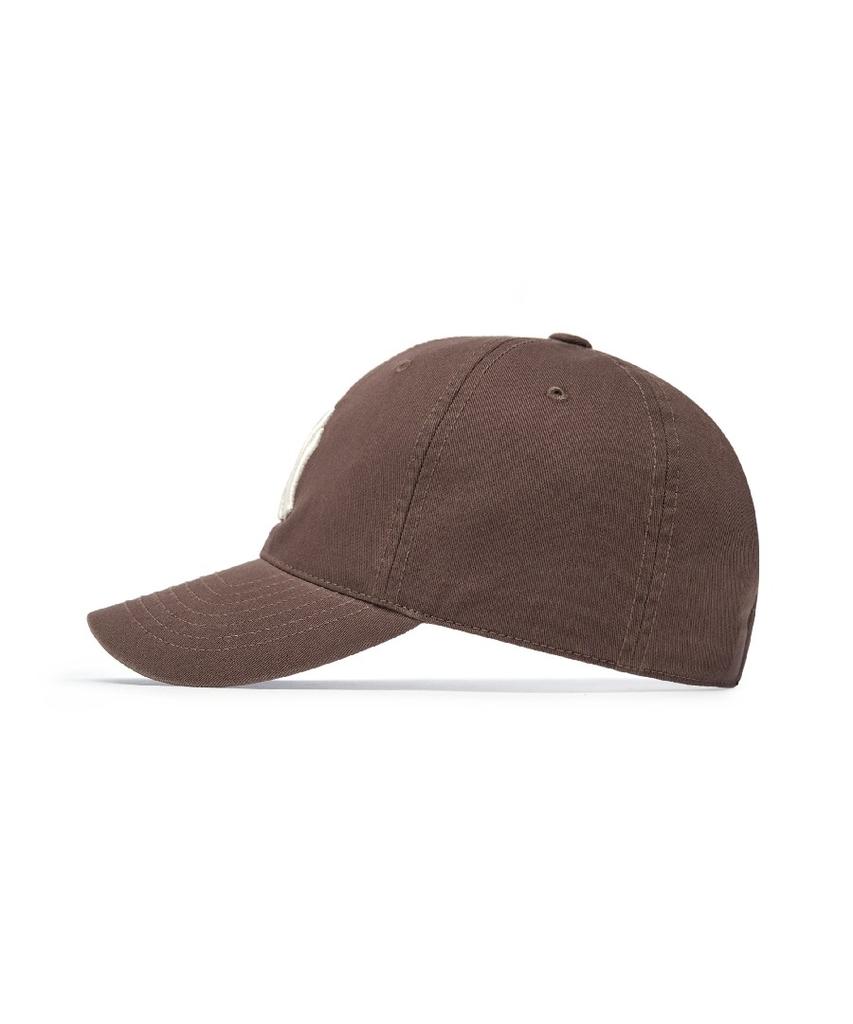 Emelbi Ace Unstructured Ball Cap Ny (Brown)