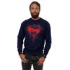 DC Comics Mens Batman v Superman Geo Logo Sweatshirt