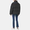 Calvin Klein Minimalist Comfortable Versatile Short Stand Collar Korean Style Down Jacket Women Jacket Black J224676BEH