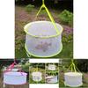 Foldable Clothes Drying Mesh Basket With Large Diameter For Home Use And Socks Air Drying