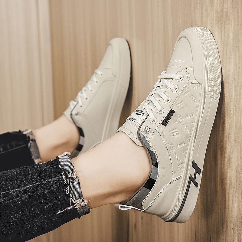 New autumn casual leather shoes sports board shoes trendy shoes KS