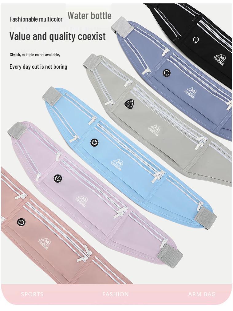 Unisex Waterproof Lightweight Running Waist Bag - Fashionable Outdoor Fitness Gear