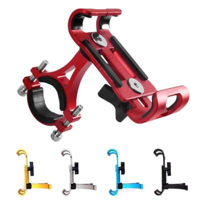 Metall Motorrad Fahrrad Telefon Halter Aluminium Legierung Anti-rutsch Halterung GPS Clip Universal Rotierenden