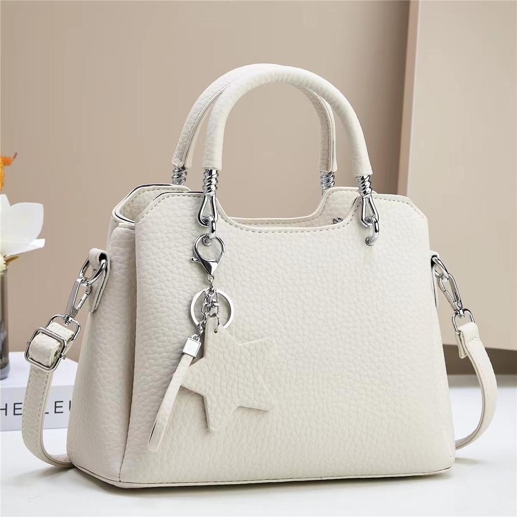 Solid Color Simplicity Large Capacity Shopping Bag Casual Women's Handbag Classic Fashion Women's Office Business Shoulder Bag