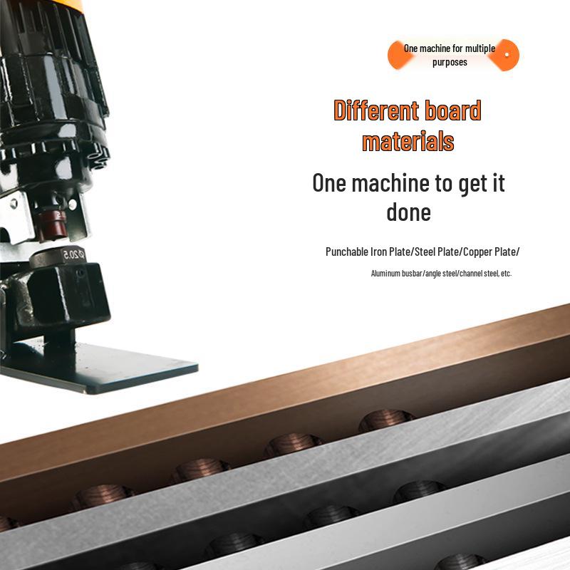Handheld Electric Hydraulic Puncher for Angle Iron, Channel Steel, and Flat Iron (MHP-20)