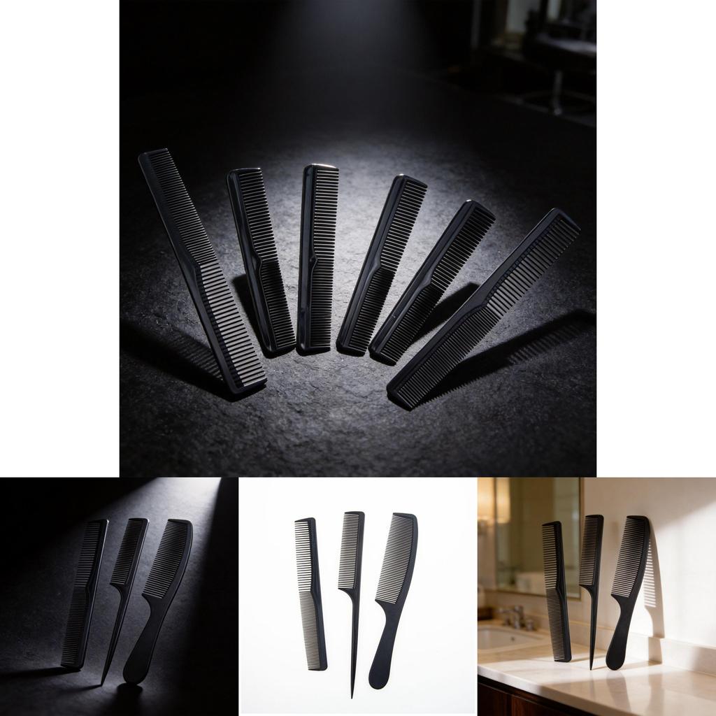Plastic Hair Comb With Double Head Design For Hotel Use And Frizz Control
