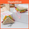 Hamburger Fries Cute Plush Toy Keychain With Pp Cotton Filling Teens For