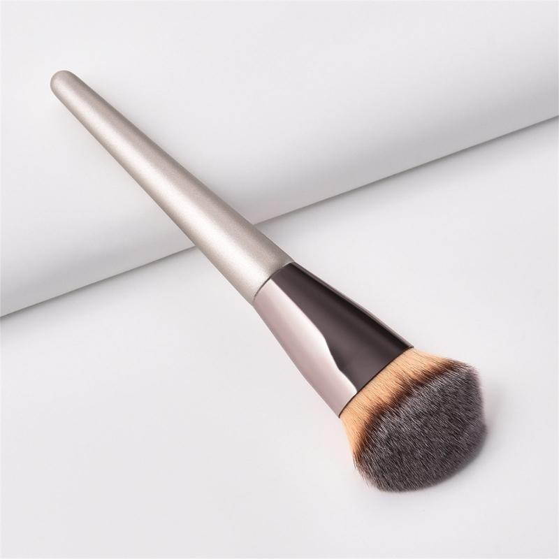 Angled Face Brush Dense and Soft Synthetic Fibers Powder Buffing Brushes For Seamless Makeup Cream Blending Brushes