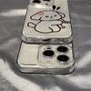 Couple Personality Dog Suitable for Apple 15/16promax Mobile Phone Case 12/11pro Transparent Xr/xs/78p Soft