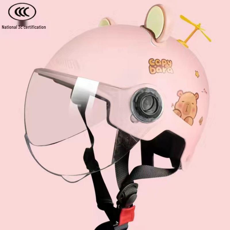 Certified Kids' Helmet: All-Season Safety for Boys & Girls - Cute & Secure for Electric Vehicles