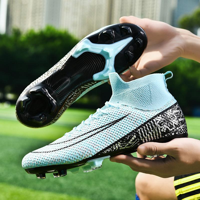 

Фабрика футбольной обуви Мужская осенняя обувь с высоким верхом Шипы Сломанные шипы Студенческая Взрослая Профессиональная тренировочная 2025 45