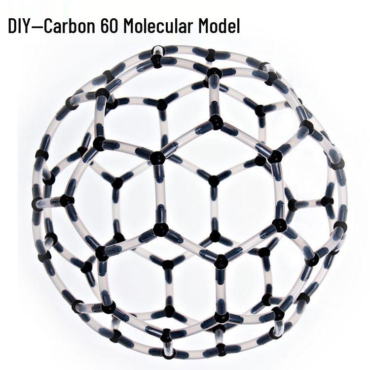 Carbon 60 Fullerene Molecular Model Kit - C60 Educational DIY Science Teaching Aid