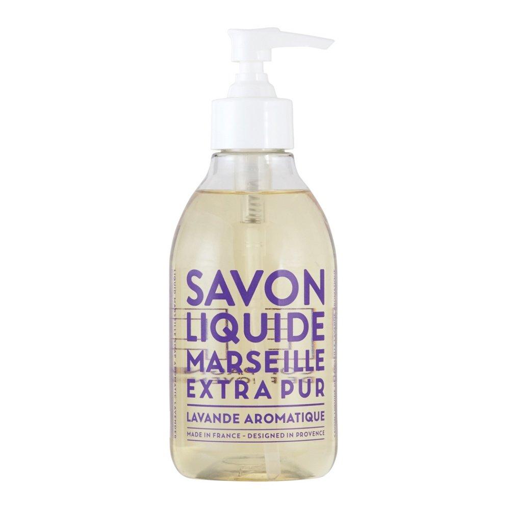 Compagnie de Provence EXP Liquid Marseille Soap, Lavender, 300ml (All-over body wash, Made in France, Rich lavender scent)