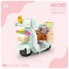 LOZ Mini Police Car Building Block Motorcycle Tank Truck Racing City DIY   Assemble Model Puzzle Brick Toy for Kids Girl Gift