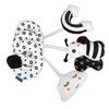 Baby Cute Cartoon Animal Spiral Plush Toy Newborn Black White Car Seat Stroller Hanging Rattles Toy Type 1