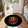 Cristiano Ronaldo Round Carpet Suitable for Decorate Room Living Rooms Entryway Balcony Anti-slip Round Rug Anime Office Decor Birthday Christmas Gift