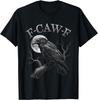 Black Crow F-Caw-F Funny Black Bird Moon Gothic Adult Humor Unisex T-Shirt