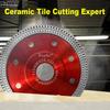 High-quality Material Dry Cutting Blade Disc 115mm Diamond Dry Cutting Blade Disc Porcelain Ceramic Tile Turbo Thin Stoneware