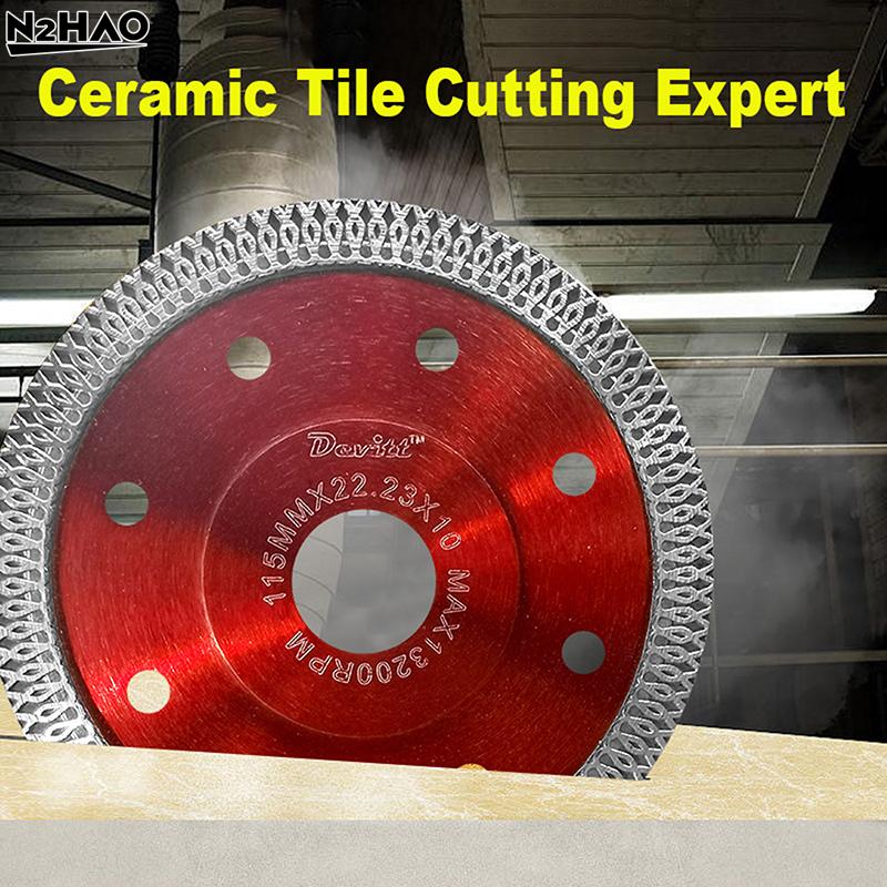 High-quality Material Dry Cutting Blade Disc 115mm Diamond Dry Cutting Blade Disc Porcelain Ceramic Tile Turbo Thin Stoneware