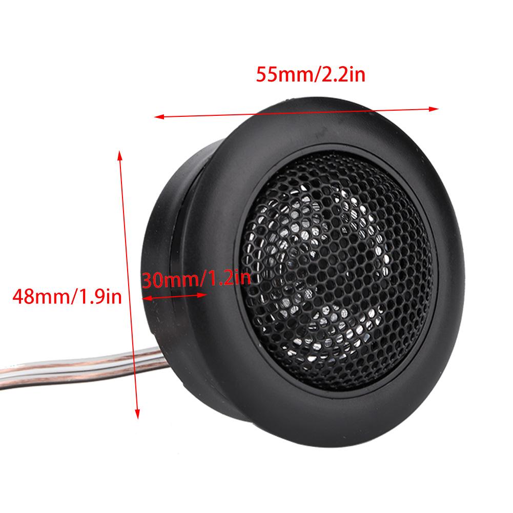Pair of 12V 120W Car   Super Power Loud Dome   Speaker Tweeter, Professional Capacitance with Pure Copper Wiring Port, Nonmagnetic Baskets, Com