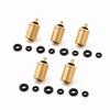 5 Pack 5 Pack Fuel Canister Filling Nozzle Connectors Portable Brass Refill Adapters  Travel