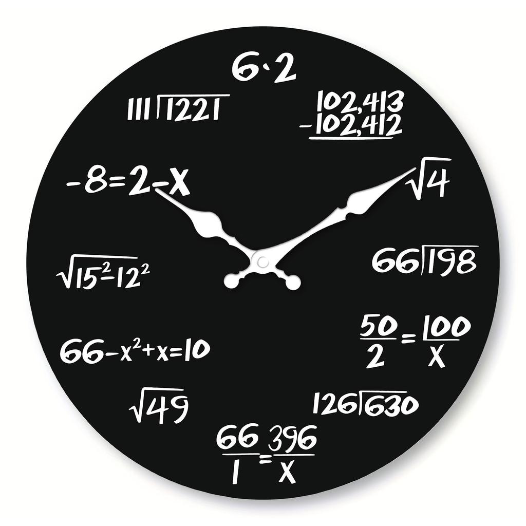 11 inch popular simple clock retro wooden wall clock living room silent clock wall clock