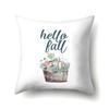 Thanksgiving Pillowcase Blessing Maple Leaf Pumpkin Sofa Cushion Cover Office Home Living Room Pillowcase