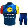 Abbigliamento Mtb da Uomo Maglie da Ciclismo TEKR Camicetta Vestiti Giacca da Uomo Set da Uomo Pantaloncini Attrezzatura Maglia Professionale Pantaloni Uniforme Gel