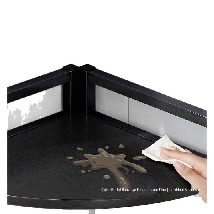 Corner Kitchen Storage Rack - Triangle Seasoning Organizer