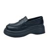 Platform Loafers Women's 2025 New Spring and Autumn Muffin Shoes Versatile Black British Casual Fashion Jk Single Shoes
